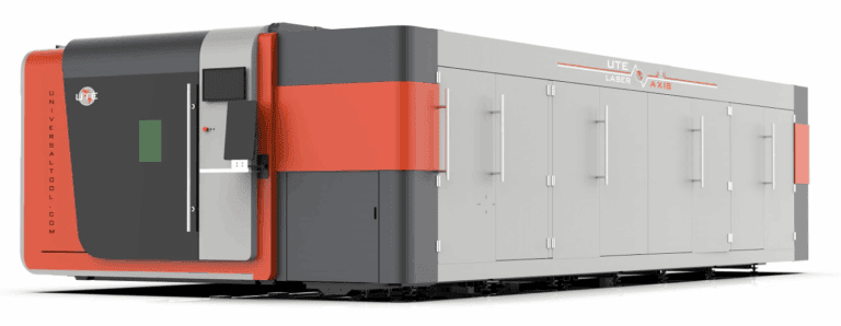 Automated industrial machine for metal part processing and finishing