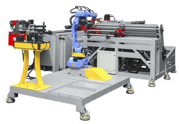 Automation work cell for tube fabrication