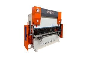 Automated press brake machining system with advanced tooling for sheet bending