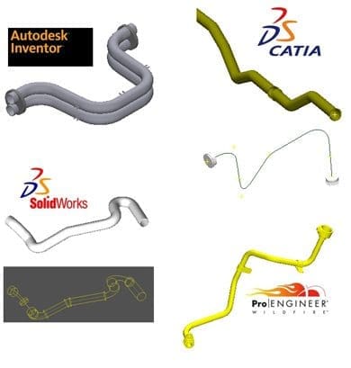 VTube sample models for tube measurement software