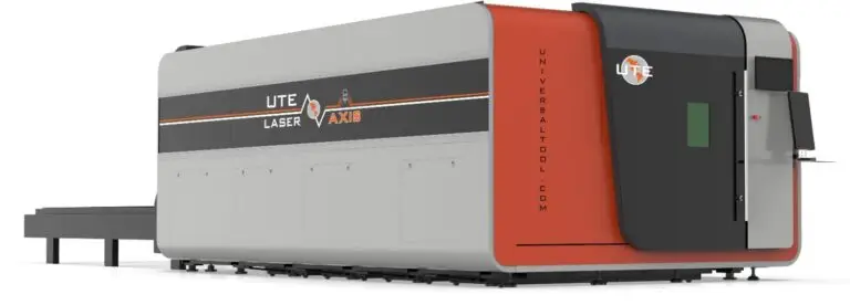 Laser cutting machine for metal fabrication