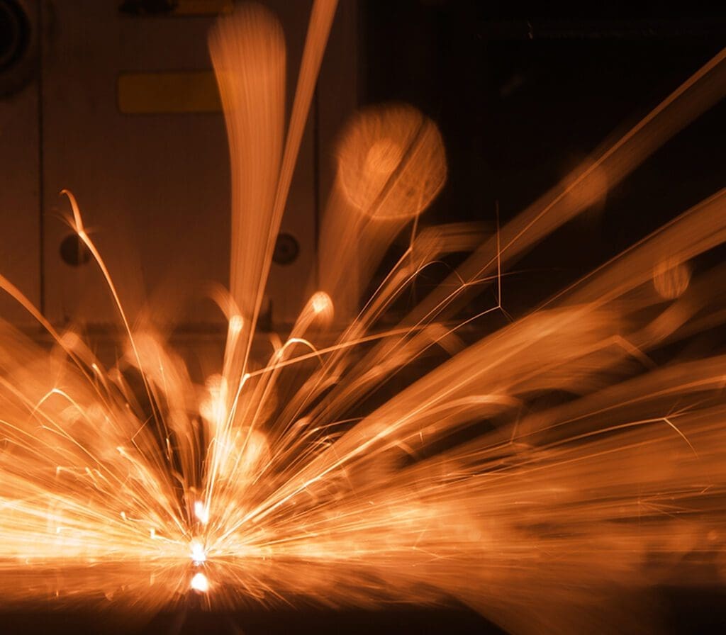 Laser sparks