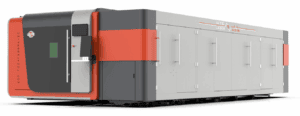 Automated industrial machine for metal part processing and finishing